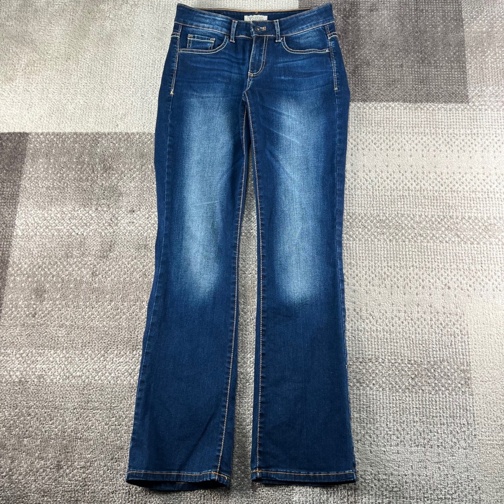 Guess Los Angeles Boot Mid Dark Wash Stretch Denim Jeans 26SH Low Rise